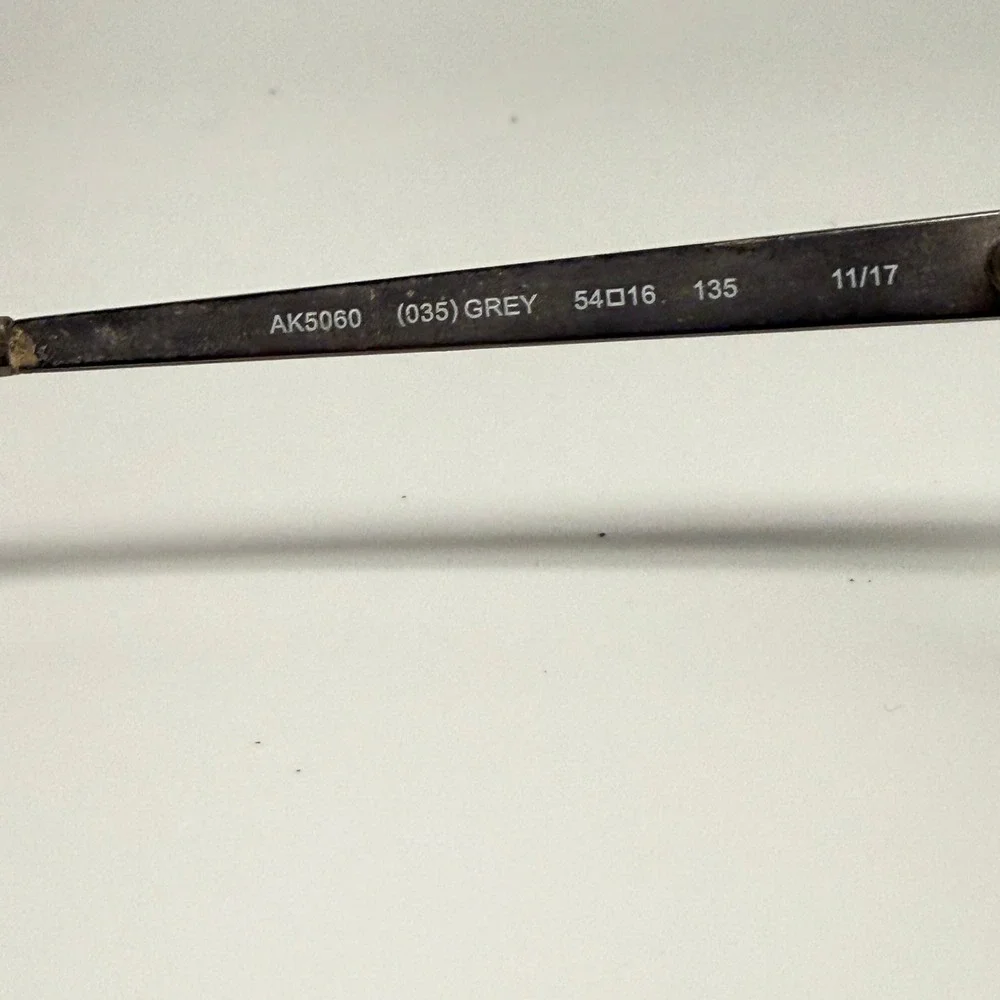 Anne Klein AK5060 Grey Cat Eye Eyeglasses Frames 54-16-135 Womens Grey 035